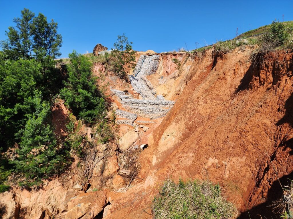 Reviving Nature's Balance Gabion Solutions Repair Kyloe Village Dam
